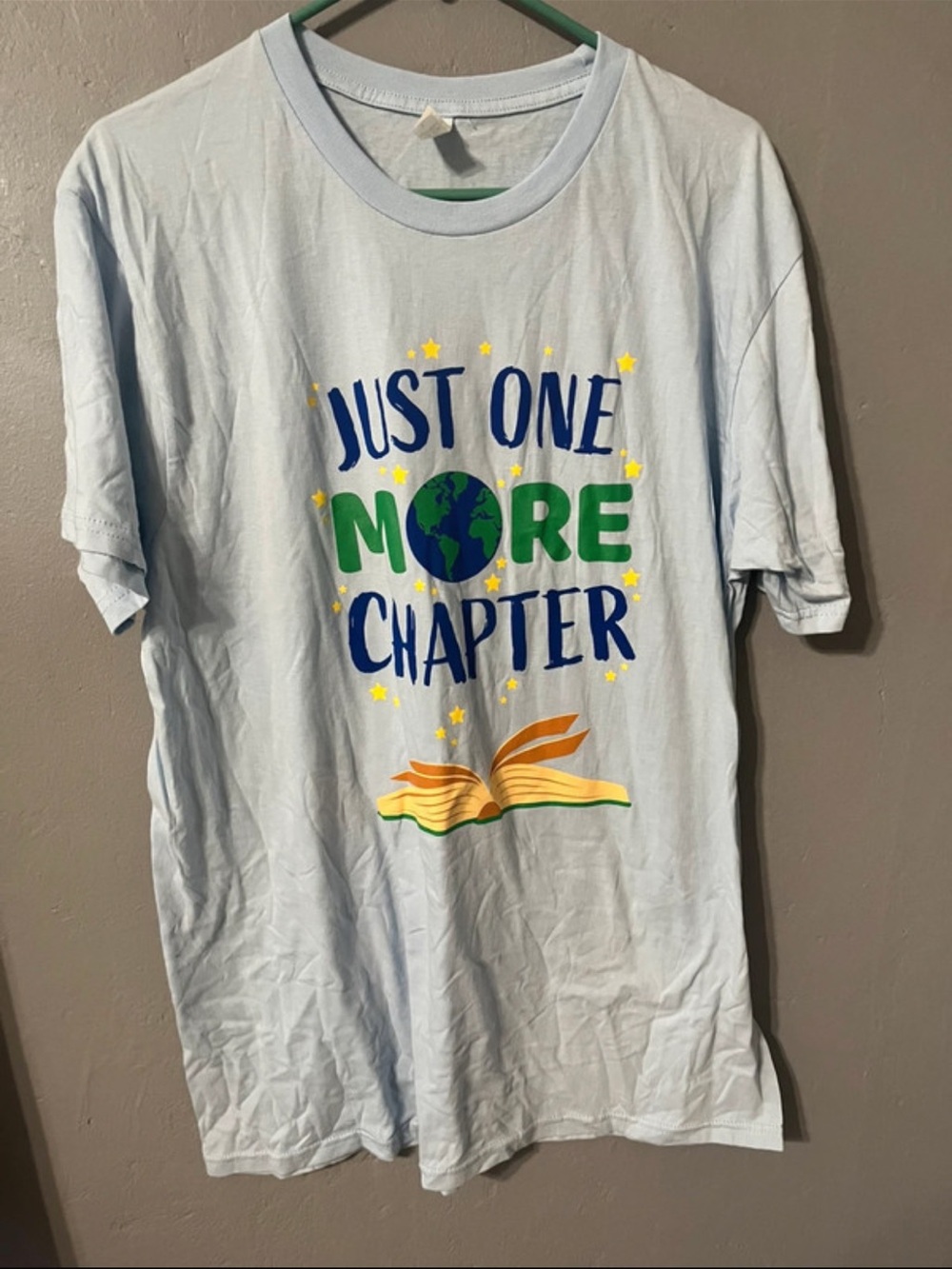 "Just One More Chapter" Graphic Teacher T-Shirt